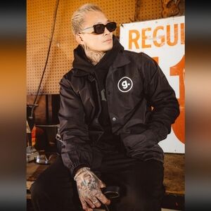 GHOST Black Rain, Windbreaker Jacket Size XL
